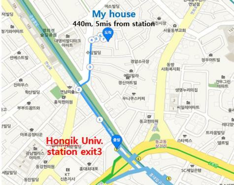 Apartamento Lovely House Hongdae Seúl Exterior foto